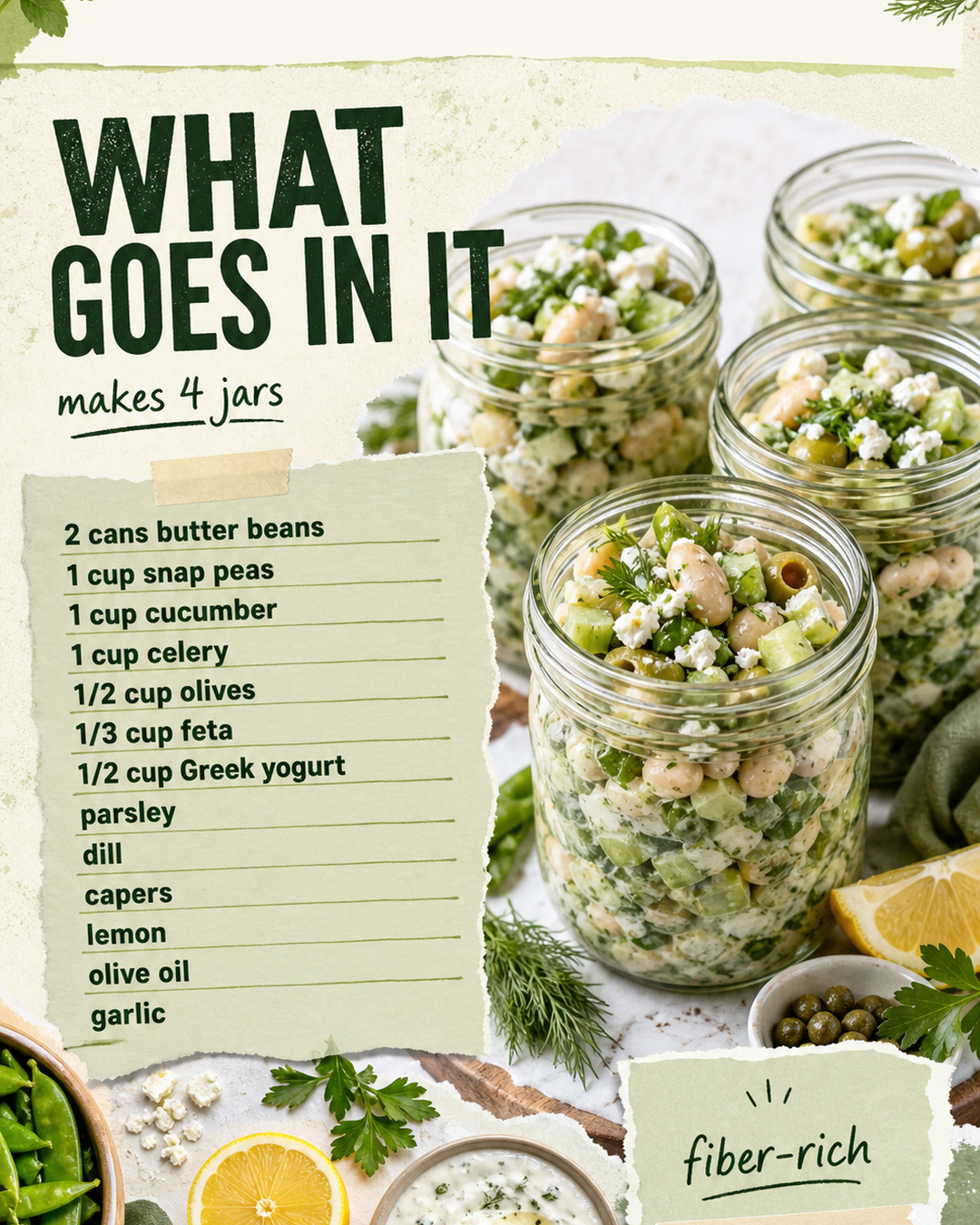 Green Goddess Butter Bean Crunch Jars slide 2